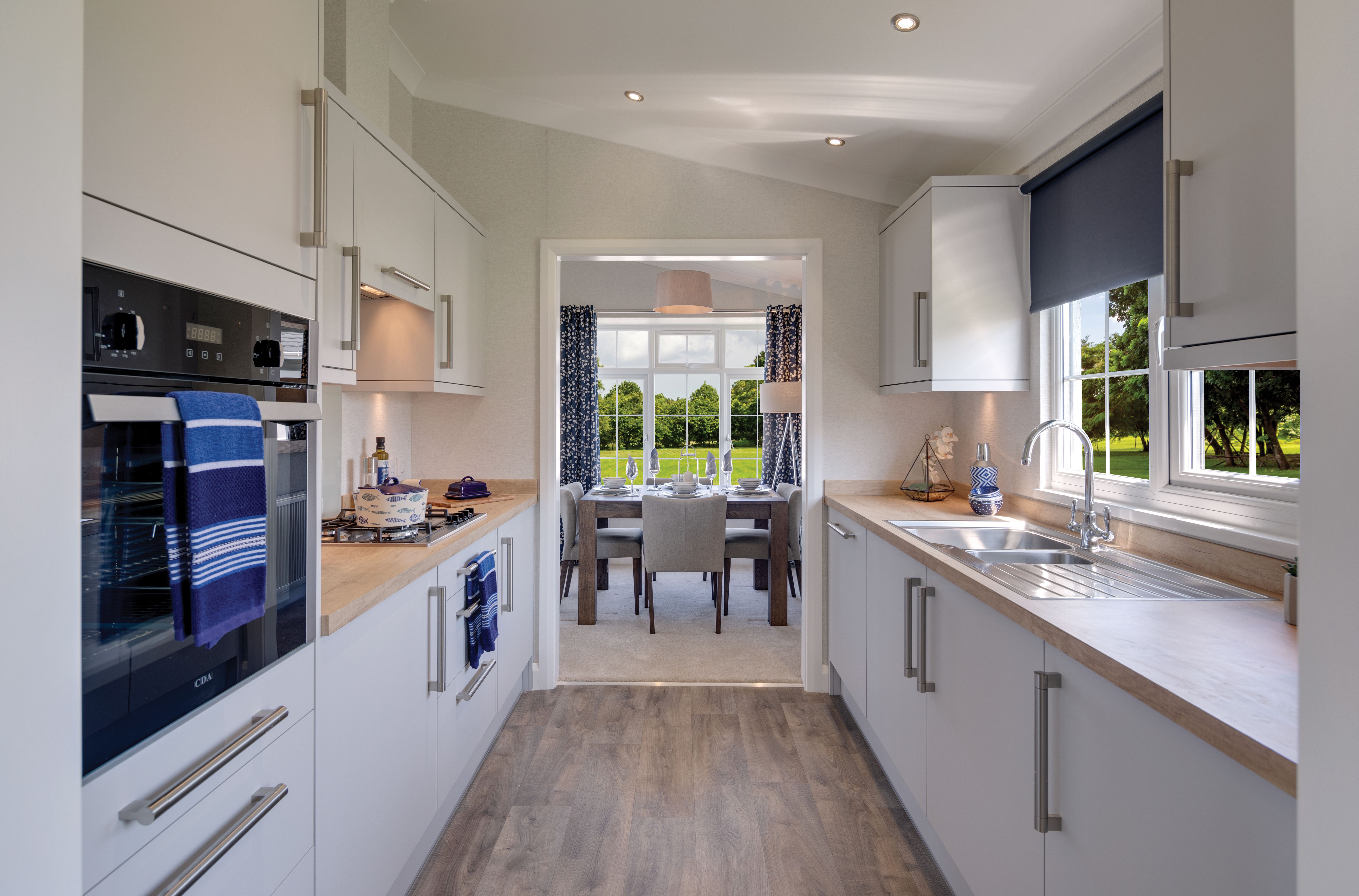 The Charnwood Willerby Bespoke park home kitchen