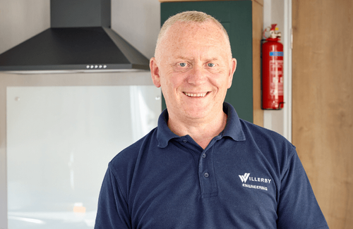 Willerby employee Pete Gallagher, Maintenance Machinery Coordinator