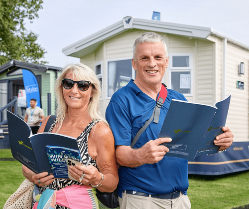 Visitors to the Willerby Village included David and Maureen Robb, who visited from Dublin for the first day of The Great Holiday Home Show to choose a new Willerby.